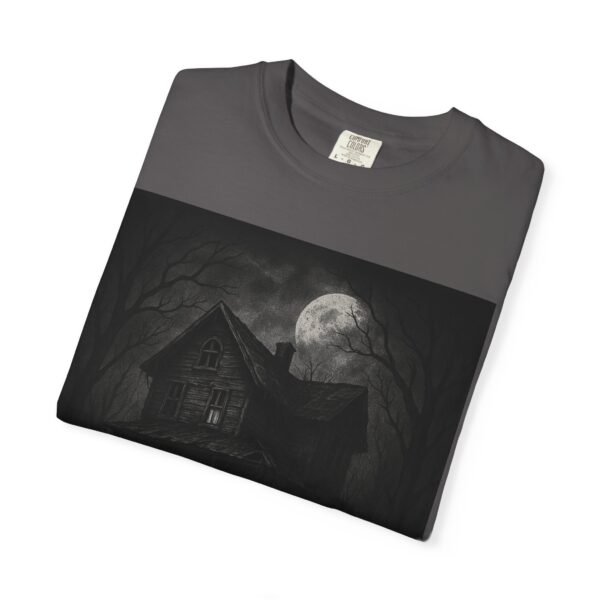 Camiseta casa embrujada “Cada pared tiene una historia” – Diseño de terror y misterio | Ropa oscura unisex - Image 15