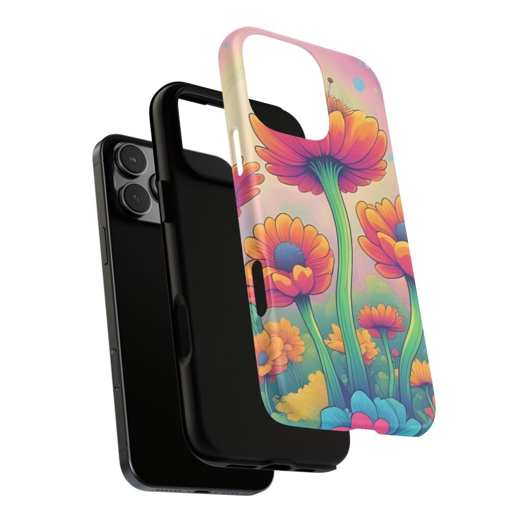 Colorful Floral Phone Case, Tough Cases, Vibrant Flower Pattern, Spring Gift, Nature Lover Accessory, Cute Phone Cover, Artistic Phone […]
