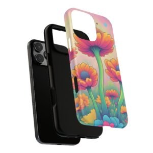 Colorful Floral Phone Case, Tough Cases, Vibrant Flower Pattern, Spring Gift, Nature Lover Accessory, Cute Phone Cover, Artistic Phone [...]