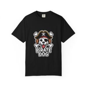 Pirate Dog Unisex T-Shirt | Fun Pet Apparel, Dog Lover Shirt, Gift for Pet Owners, Pirate Theme Clothing, Casual Wear