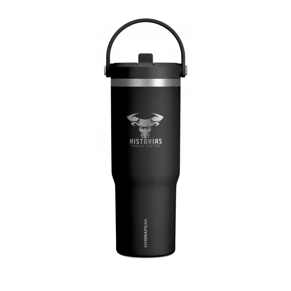 32oz Nomad Tumbler – Insulated Travel Bottle with Bull Logo