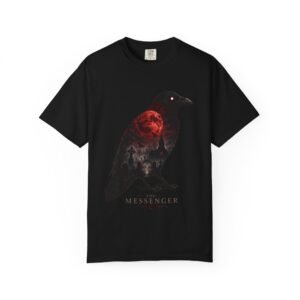 Raven Messenger T-Shirt — Gothic Crow Graphic Tee