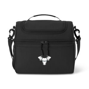 Insulated Bull Logo Cooler Bag - Portable Lunch & Picnic Cooler
