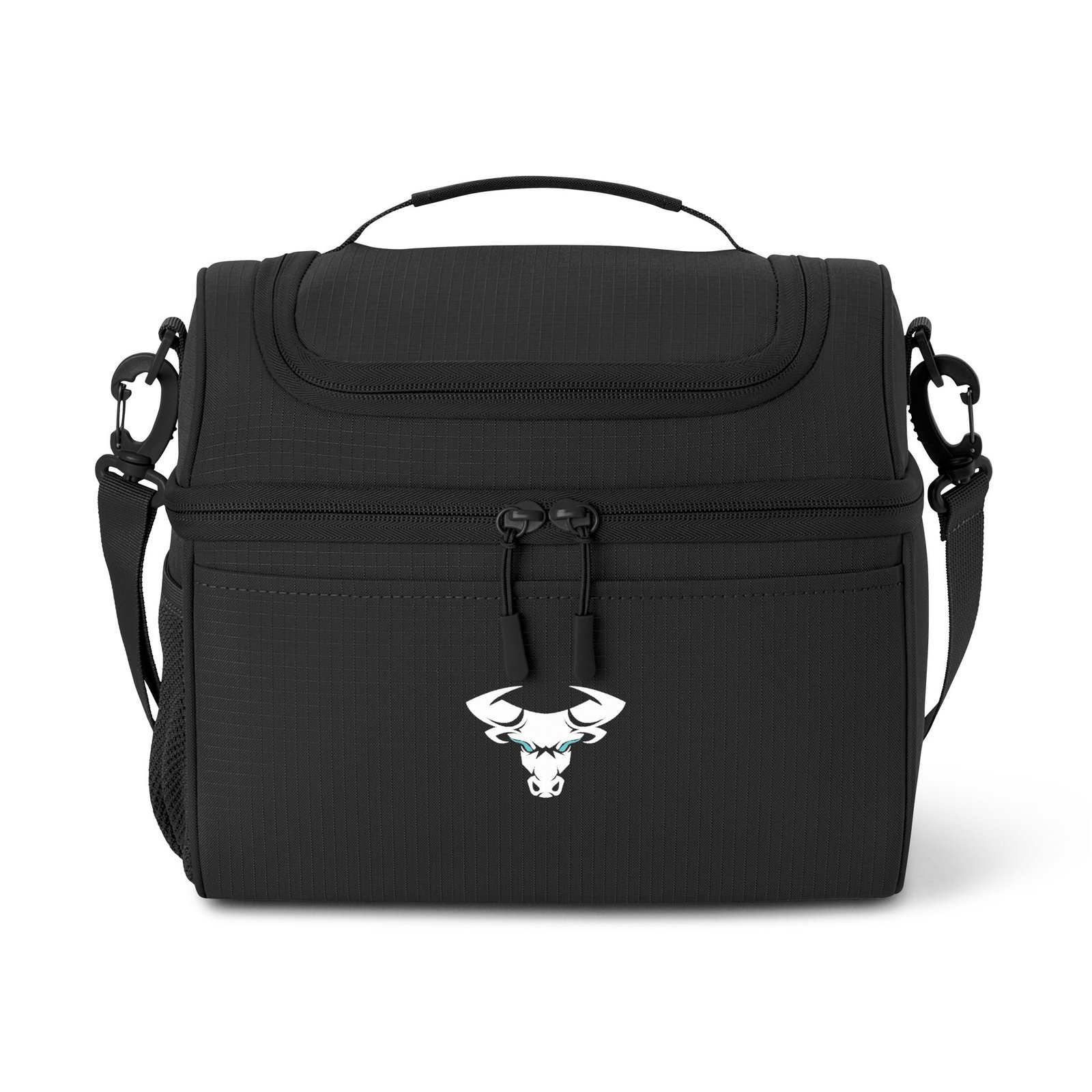 Insulated Bull Logo Cooler Bag - Portable Lunch & Picnic Cooler