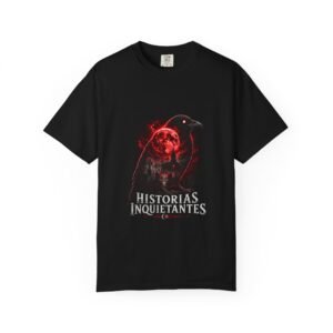 Creepy Crow T‑Shirt — "Historias Inquietantes" Gothic Horror Tee